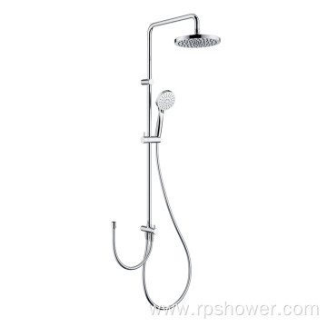 Brass exposed shower faucet set